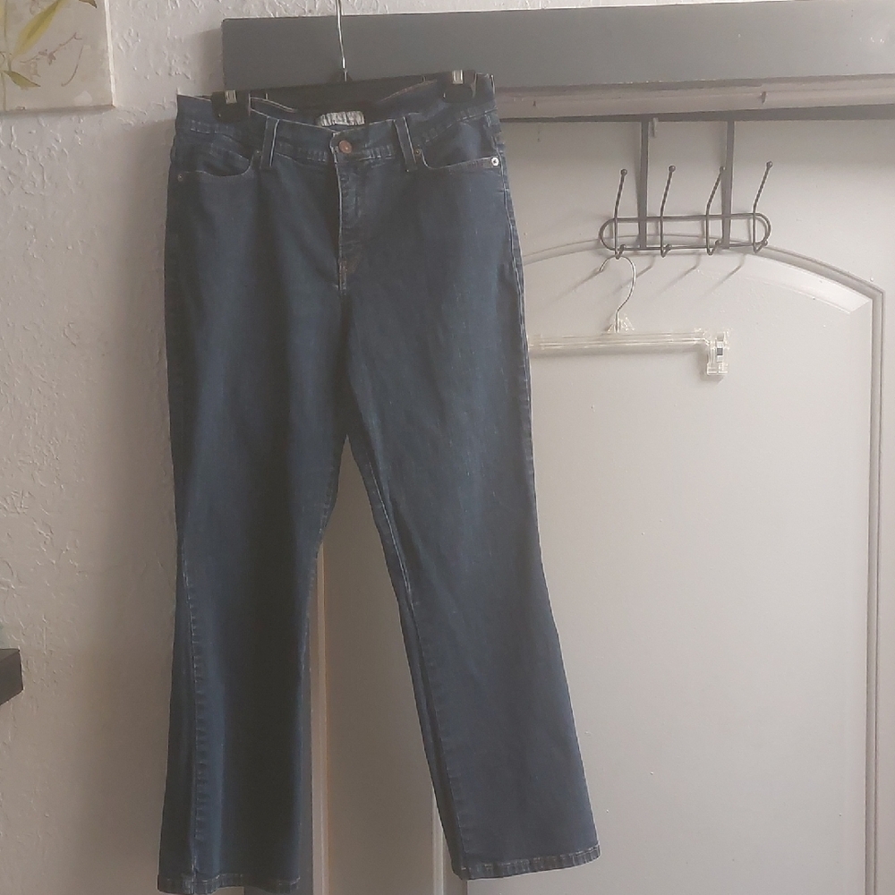 Levi 548 Classic Blue FLARE Leg Jeans SZ 14 P